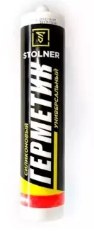 Герметик силиконовый 280 мл (белый) STOLNER